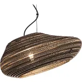 Think Paper Oval 540 kartonnen hanglamp Ø 54cm