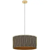 Eglo Moderne hanglamp Corojal cappuccino met goud