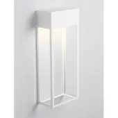 Nova Luce Strakke wandlamp Moby wit