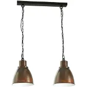 Masterlight Eetkamerlamp Industria 2x27 Landelijk