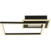 Searchlight Plafondlamp Quadrate zilvergrijs