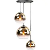 Highlight Hanglamp Fantasy Globe goud glas 3-lichts