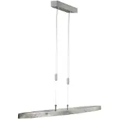 FISCHER&HONSEL GMBH Nikkel hanglamp Colmar met led