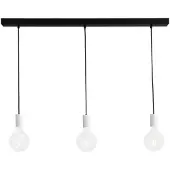Masterlight Witte pendel hanglamp Concepto 3-lichts met zwart