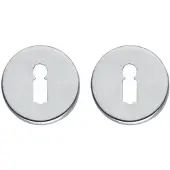 Intersteel Rozet Sleutelgat Rond Chroom Mat