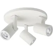 Highlight Opbouwspot Halo Spot wit 3-lichts rond