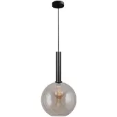 Masterlight Hanglamp Ø 30cm Bella 2 Zwart met goud glas