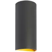 Highlight Design Opbouwspot Hera Up Down Rond Zwart Met Goud