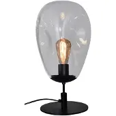 Masterlight Tafellamp Lava Oval Ø 22,5cm helder glas