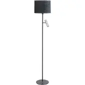 Highlight Landelijke Vloerlamp Trend Zwart Met Nikkel