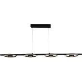 Searchlight 4 Lichts Moderne Hanglamp Space Zwart