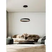 Lyora Design hanglamp Ormi Ø 45cm zwart