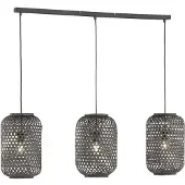 FISCHER&HONSEL GMBH Rotan hanglamp Calla zwart