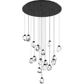 Eglo 17-lichts hanglamp Sindicat zwart rond