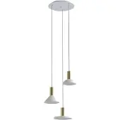 Lyora 3-lichts vide hanglamp Hermanos