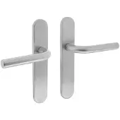 Intersteel Deurkruk Recht op blind schild - RVS