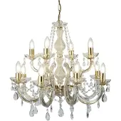 Searchlight Grote kroonluchter Marie Therese Ø 63cm