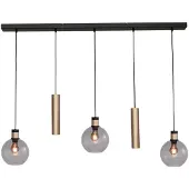 Masterlight Hanglamp Lazise 2 3x Ø 20cm en 2x GU10 goud