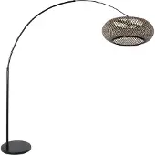 Steinhauer Rotan booglamp Sparkled zwart