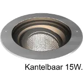 Franssen Led grondspot Spotpro 20cm kantelbaar RVS