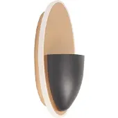 Highlight Design Wandlamp Pisa Zwart Met Messing