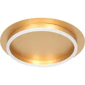 Steinhauer Moderne led plafonnière Ringlux goud - Ø 32cm