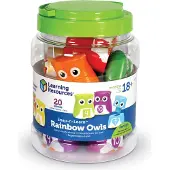 Learning Resources Snap-n-Learn - Regenboog Uilen - 18+