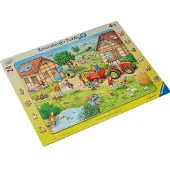 Ravensburger puzzel boerderij 24 stukjes - kinderpuzzel educatief.