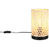 TRIO Creme Tafellamp Laurent Met Zwart Ø 14cm