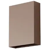 Artdelight Strakke wandlamp Memphis brons geborsteld