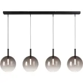 Masterlight 4L hanglamp Ø24cm Lido Ball met smoke-fading glas