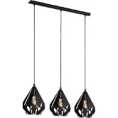 Eglo Carlton 5 Hanglamp - E27 - 80,5 cm - Zwart