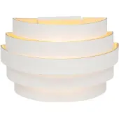 Highlight Design Wandlamp Scudo Wit Met Goud 20cm