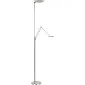 Highlight Klassieke Leeslamp Geneva Nikkel Ø 23cm