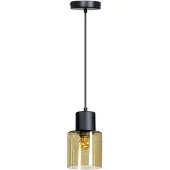 Eth Glazen hanglamp Sledge Glass amber glas