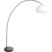 Steinhauer Booglamp Solva Met Witte Bol Kap