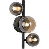 Paul Neuhaus Zwarte wandlamp Popsicle 3-lichts
