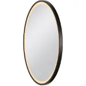 SLV Spiegel wandlamp Trukko Zwart - Ø 60cm