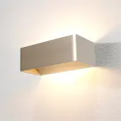Artdelight Design wandlamp Mainz rechthoek champagne