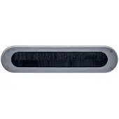 Intersteel Tochtwering ovaal 340x80mm - PVD RVS getrommeld
