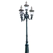 Ks Verlichting Verlichtingspaal Toronto 4-lichts - zwart