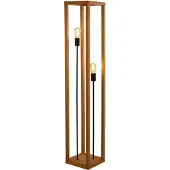 Searchlight Vloerlamp Square, hout licht, Woon-/ Eetkamer, Bamboe, Modern, vloerlamp hout