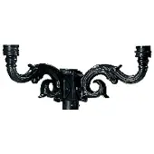 Ks Verlichting Nostalgische lantaarnkroon Ornament 2-lichts - groen