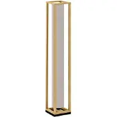 Stars of Light Houten vloerlamp Granados met cappuccino kap