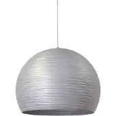 Masterlight Zilvergrijze hanglamp Concepto 40