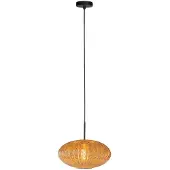 Steinhauer Hanglamp HaloSwap met 1 amberk glas