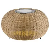SLV Lage vloerlamp Adegan Flat Solar solar rotan