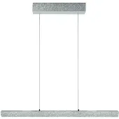 Steinhauer Champagne-staal kleurige hanglamp Fluxy 4189ST met cable lift 120cm