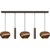 Masterlight 5-lichts hanglamp Cartone met Think Paper kap