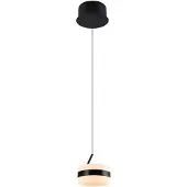 TRIO Hanglamp Dios, dimbaar, zwart, Woon-/ Eetkamer, metaal, Modern